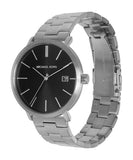 Buy Shop Michael Kors Blake Quartz Black Dial Silver Steel Strap Watch for Men - MK9133 USA Online