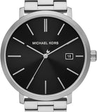 Buy Shop Michael Kors Blake Quartz Black Dial Silver Steel Strap Watch for Men - MK9133 USA Online