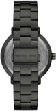 Buy Shop Michael Kors Blake Three-Hand Black Dial Black Steel Strap Watch for Men - MK9135 USA Online