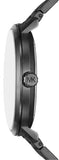 Buy Shop Michael Kors Blake Three-Hand Black Dial Black Steel Strap Watch for Men - MK9135 USA Online