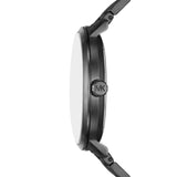 Buy Shop Michael Kors Blake Three-Hand Black Dial Black Steel Strap Watch for Men - MK9135 USA Online