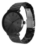 Buy Shop Michael Kors Blake Three-Hand Black Dial Black Steel Strap Watch for Men - MK9135 USA Online