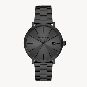 Buy Shop Michael Kors Blake Three-Hand Black Dial Black Steel Strap Watch for Men - MK9135 USA Online