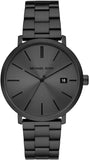 Buy Shop Michael Kors Blake Three-Hand Black Dial Black Steel Strap Watch for Men - MK9135 USA Online
