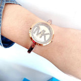 Buy Shop Michael Kors Blakley Crystals Rose Gold Dial Rose Gold Steel Strap Watch for Women - MK3631 USA Online
