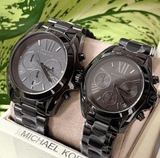 Buy Shop Michael Kors Bradshaw Black Dial Black Steel Strap Watch for Men - MK5550 USA Online