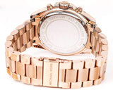 Buy Shop Michael Kors Bradshaw Black Dial Rose Gold Steel Strap Watch for Women - MK5854 USA Online