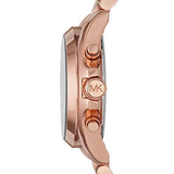 Buy Shop Michael Kors Bradshaw Black Dial Rose Gold Steel Strap Watch for Women - MK5854 USA Online