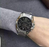 Buy Shop Michael Kors Bradshaw Black Dial Silver Steel Strap Watch for Men - MK5705 USA Online