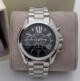 Buy Shop Michael Kors Bradshaw Black Dial Silver Steel Strap Watch for Men - MK5705 USA Online