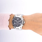 Buy Shop Michael Kors Bradshaw Black Dial Silver Steel Strap Watch for Men - MK5705 USA Online