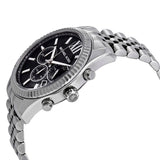 Buy Shop Michael Kors Bradshaw Black Dial Silver Steel Strap Watch for Men - MK5705 USA Online