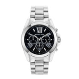 Buy Shop Michael Kors Bradshaw Black Dial Silver Steel Strap Watch for Men - MK5705 USA Online