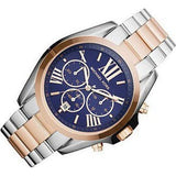 Buy Shop Michael Kors Bradshaw Blue Dial Two Tone Steel Strap Watch for Women - MK5606 USA Online