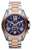 Buy Shop Michael Kors Bradshaw Blue Dial Two Tone Steel Strap Watch for Women - MK5606 USA Online