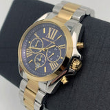 Buy Shop Michael Kors Bradshaw Blue Dial Two Tone Steel Strap Watch for Women - MK5976 USA Online