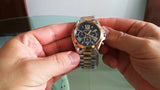 Buy Shop Michael Kors Bradshaw Blue Dial Two Tone Steel Strap Watch for Women - MK5976 USA Online