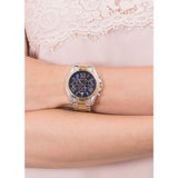 Buy Shop Michael Kors Bradshaw Blue Dial Two Tone Steel Strap Watch for Women - MK5976 USA Online