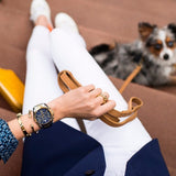 Buy Shop Michael Kors Bradshaw Blue Dial Two Tone Steel Strap Watch for Women - MK5976 USA Online