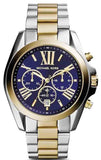 Buy Shop Michael Kors Bradshaw Blue Dial Two Tone Steel Strap Watch for Women - MK5976 USA Online