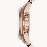 Buy Shop Michael Kors Bradshaw Burgundy Dial Two Tone Steel Strap Watch for Women - MK6270 USA Online