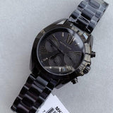 Buy Shop Michael Kors Bradshaw Chronograph Black Dial Black Steel Strap Watch For Women - MK6058 USA Online