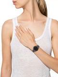 Buy Shop Michael Kors Bradshaw Chronograph Black Dial Black Steel Strap Watch For Women - MK6058 USA Online