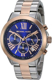 Buy Shop Michael Kors Bradshaw Chronograph Blue Dial Two Tone Steel Strap Watch For Women - MK6389 USA Online