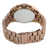 Buy Shop Michael Kors Bradshaw Chronograph Brown Dial Brown Steel Strap Watch For Women - MK6247 USA Online