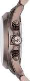 Buy Shop Michael Kors Bradshaw Chronograph Brown Dial Brown Steel Strap Watch For Women - MK6247 USA Online