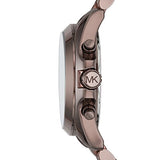 Buy Shop Michael Kors Bradshaw Chronograph Brown Dial Brown Steel Strap Watch For Women - MK6247 USA Online