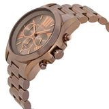 Buy Shop Michael Kors Bradshaw Chronograph Brown Dial Brown Steel Strap Watch For Women - MK6247 USA Online