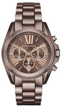 Buy Shop Michael Kors Bradshaw Chronograph Brown Dial Brown Steel Strap Watch For Women - MK6247 USA Online