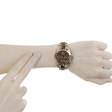 Buy Shop Michael Kors Bradshaw Chronograph Brown Dial Two Tone Steel Strap Watch For Women - MK5944 USA Online