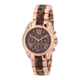 Buy Shop Michael Kors Bradshaw Chronograph Brown Dial Two Tone Steel Strap Watch For Women - MK5944 USA Online