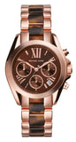 Buy Shop Michael Kors Bradshaw Chronograph Brown Dial Two Tone Steel Strap Watch For Women - MK5944 USA Online