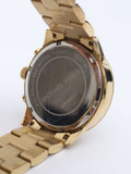 Buy Shop Michael Kors Bradshaw Chronograph Gold Dial Gold Steel Strap Watch For Women - MK5777 USA Online