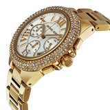 Buy Shop Michael Kors Camille Silver Diamonds Dial Gold Steel Strap Watch for Women - MK5756 USA Online