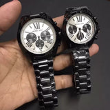 Buy Shop Michael Kors Bradshaw Chronograph Quartz White Dial Grey Steel Strap Watch For Men - MK5952 USA Online