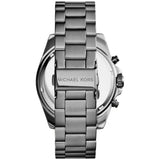 Buy Shop Michael Kors Bradshaw Chronograph Quartz White Dial Grey Steel Strap Watch For Men - MK5952 USA Online