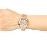 Buy Shop Michael Kors Bradshaw Chronograph Rose Gold Dial Rose Gold Steel Strap Watch for Women - MK5799 USA Online