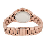 Buy Shop Michael Kors Bradshaw Chronograph Rose Gold Dial Rose Gold Steel Strap Watch for Women - MK5799 USA Online