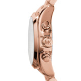 Buy Shop Michael Kors Bradshaw Chronograph Rose Gold Dial Rose Gold Steel Strap Watch for Women - MK5799 USA Online