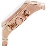 Buy Shop Michael Kors Bradshaw Chronograph Rose Gold Dial Rose Gold Steel Strap Watch for Women - MK5799 USA Online