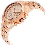 Buy Shop Michael Kors Bradshaw Chronograph Rose Gold Dial Rose Gold Steel Strap Watch for Women - MK5799 USA Online