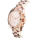 Buy Shop Michael Kors Bradshaw Chronograph Rose Gold Dial Rose Gold Steel Strap Watch for Women - MK5799 USA Online