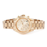 Buy Shop Michael Kors Bradshaw Chronograph Rose Gold Dial Rose Gold Steel Strap Watch for Women - MK5799 USA Online