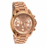 Buy Shop Michael Kors Bradshaw Chronograph Rose Gold Dial Rose Gold Steel Strap Watch for Women - MK5799 USA Online