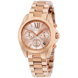 Buy Shop Michael Kors Bradshaw Chronograph Rose Gold Dial Rose Gold Steel Strap Watch for Women - MK5799 USA Online