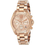 Buy Shop Michael Kors Bradshaw Chronograph Rose Gold Dial Rose Gold Steel Strap Watch for Women - MK5799 USA Online